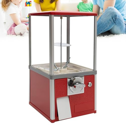Capsule Vending Machine for Candy Gumballs and Bouncy Balls - Ideal for Game Retail Stores, Easy Operation, Great for Business Success