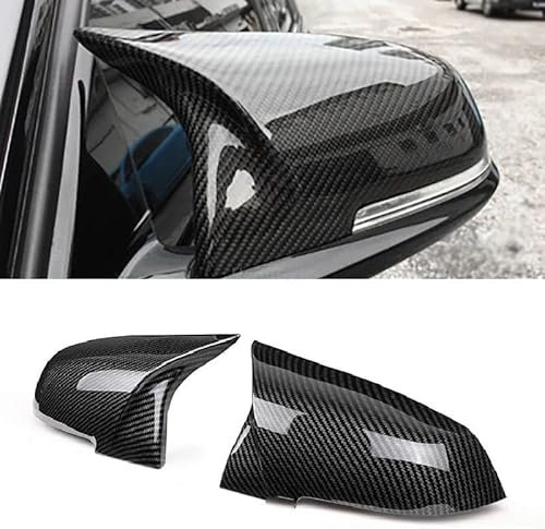 byjgs Auto Spiegelgehuse für BMW 220i 328i 420i F20 F21 F22 F30 F32 F33 F36 X1 E84, Seite Flügel Spiegel Kappen Abdeckung Schutzdekoration Austausch Spiegelkappen,B
