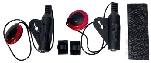 bovzor 2 st piezoelektrisk kontakt mikrofon pickup, akustisk instrument med hög känslighet med självhäftande fäste, universell icke-invasiv givare för gitarr, fiol, banjo, ukulele, mandolin