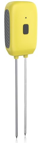 Opatiny Sensor de humedad y temperatura del suelo para plantas con aplicación Tuya, IPX5 resistente a la intemperie, amarillo