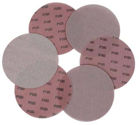10 Pack 9 Inch Mesh Sandpaper Discs, 180 Grit | Hook and Loop, Dust-Free Drywall Sanding, For Orbital Sander, Wood, Paint, Metal, and Plaster