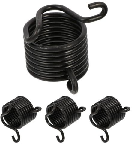 SEWACC 4 Pièces Ressorts de Retenue Acier Noir pour Marteau Pneumatique Lot de Compatibles Modèles Ressorts de Compression Résistants pour Outils Industriels