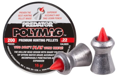 200 Stück JSB Hohlspitz Diabolo PREDATOR POLYMAG, Polymer, Kal. 5,50 mm, 1,030 g