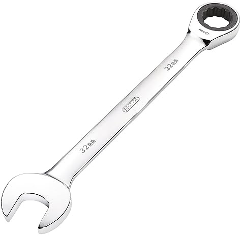 Draper 31027 Hi-Torq - Llave combinada de trinquete métrica, 32 mm