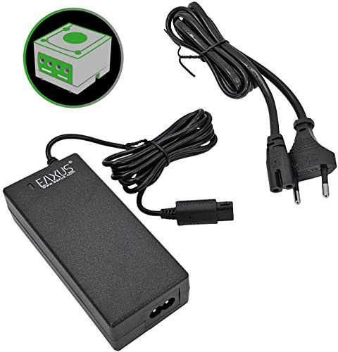 Eaxus® Netzteil geeignet für Nintendo GameCube NGC - 2,40 Meter Stromkabel/AC Adapter