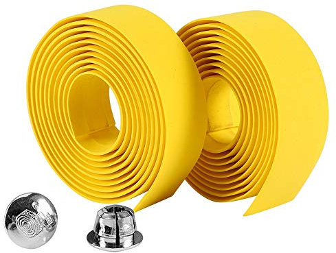 Focket Reflektierendes Griffband Wrap, Rennrad Fahrrad Lenkerband Bike Lenkerband mit reflektierenden Lenker(Gelb)