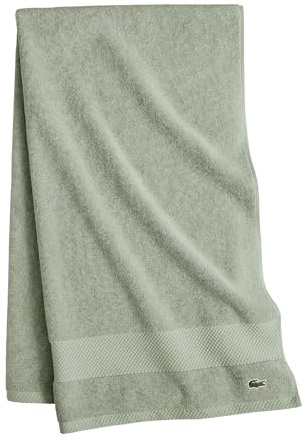 Lacoste Heritage 100% Supima Cotton Bath Towel 30 x 54, Aloe