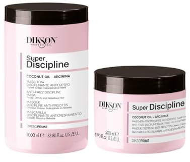 Anti-Frizz-Maske mit Kokosöl und Arginin 1000ml Dikson