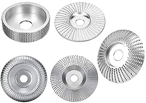 5 pezzi foro 22 mm legno rettifica lucidatura disco levigatura strumento intaglio legno disco abrasivo per smerigliatrice