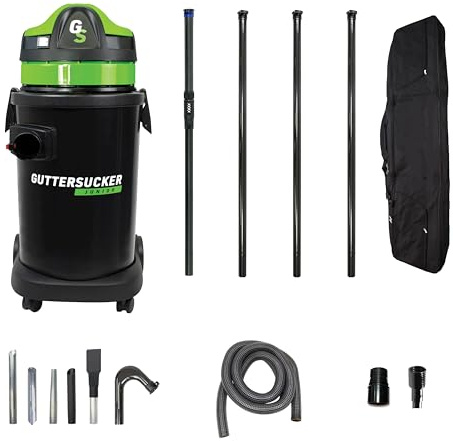 Gutter Sucker 633710772624, Vacuum, Black and Green, 1400 W