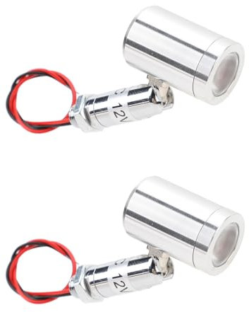 Topiky Mini Faretto a LED da 2 Pezzi, Plafoniera da Incasso, Illuminazione per Lettura Mini Faretto per Esposizione di Gioielli, Lampada da Parete Dimmerabile per