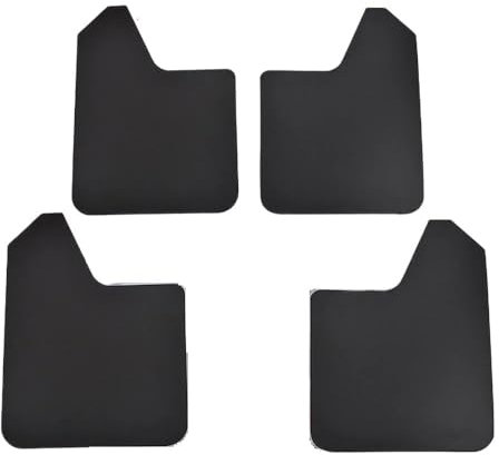 Auto Paraspruzzi Paraspruzzi Parafango Rally Sport Paraspruzzi Universali Paraspruzzi Anteriori Posteriori Per Pick-up Auto SUV Van Truck Parafango (Color : 4pcs-set Black)