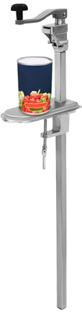 Bench Can Opener, 770 mm / 30.3 inch, Stainless Steel, Cans up to 40 cm / 15.7 inch, Heavy Duty Tin Can Opener, Ultra-Sharp Blade, Attaches to Workbench, Commercial or Home Kitchen Use