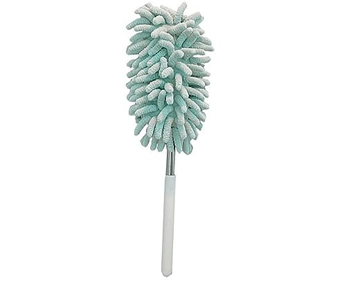 spolverini per la pulizia, Spolverino, Spolverino statico Spolverino statico for la casa Mini pieghevole e retrattile for la pulizia degli artefatti Polvere di ciniglia (Rosa) (Color : Green)