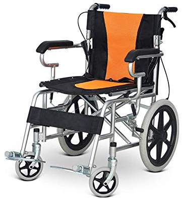Aioneer Fauteuils Roulants Pliants Légers F Transport Fauteuil Roulant Motorisé Glissant Ultraléger Pédales Portables pour Les Enfants Âgés Scooter Vélo Pliant Voyage