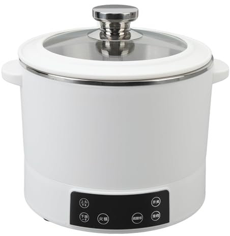 MGHRUE Olla Eléctrica De Acero Inoxidable De 3 L con Elevación Interna, Olla Arrocera con Bajo Contenido De Azúcar, Vaporera Eléctrica, Olla para Hacer Arroz con Bajo Contenido De Carbohidratos