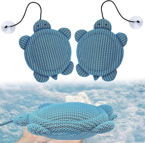 Lot De 2 Éponges Réutilisables pour Spa Et Piscine, Absorbeurs D'écume pour Spa, Éponge Réutilisable Absorbant l'huile pour Spa, Absorbeur D'huile, Garde l'eau Propre
