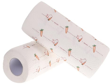 POPETPOP 2 Rotoli Panni per Pulizia di Cucina Salvetta di Carta da Cucina Panno per Pulizia Salvetta di Carta