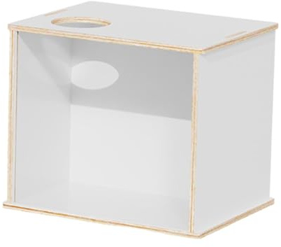 FashionCha Hamster Sandbox, Sandbox to Clean, Visible, House for Mice, Small Animals, Chinchillas, S