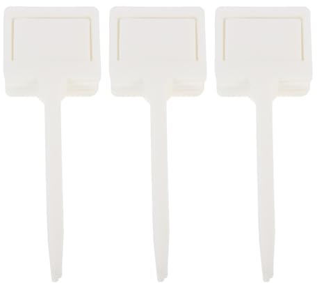 Yardenfun 50 Etichette in Plastica Bianche per Piante da Giardino Marcatori Riutilizzabili Paletti da Esterno Resistenti alle Intemperie e Facili da Inserire Nel Terreno per Ortaggi