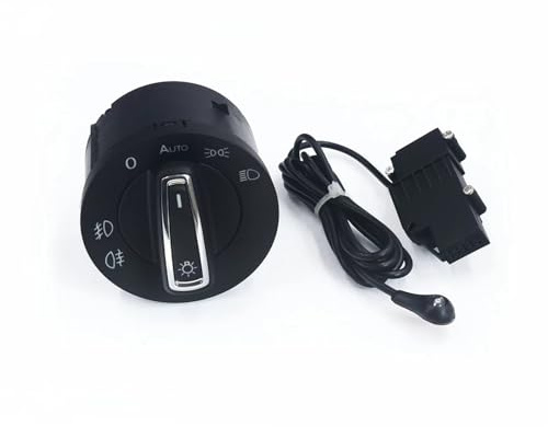 Schaltknopf Scheinwerfer Kompatibel Mit Skoda Für Fabia 2015 2016 2017 2018 2019 Scheinwerferlicht Nebelscheinwerferschalter Autozubehör 5E0941431D