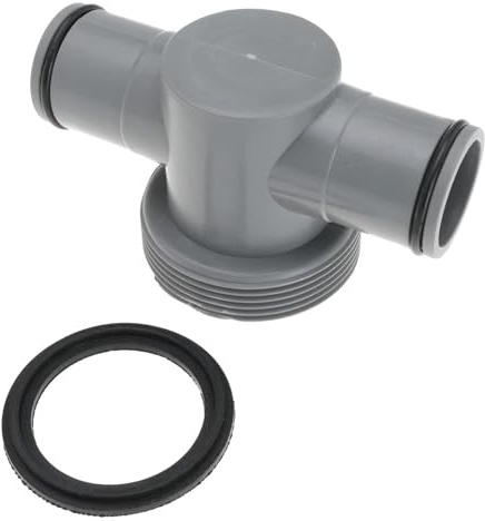 Zuoeay Connettore per tubo flessibile per piscina con giunto a T, struttura perfetta per un efficiente collegamento multi tubo e adattatore per tubo per piscina