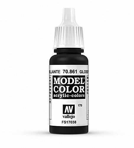 Vallejo, Model Color, Acrylfarbe, 17 ml schwarz glänzend