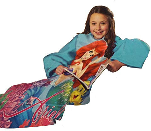 Children's The Little Mermaid Comfy Throw with Sleeves