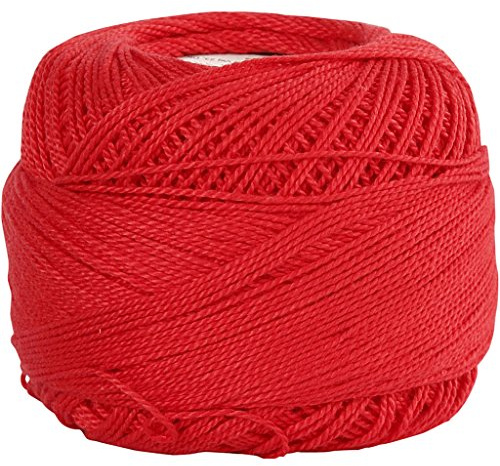 Creativ Company 42130 hilo - Hilos (Rojo, Algodón, 125 m, 20 g)