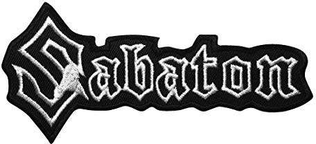 LipaLipaNa Sabaton Power Metal Aufnäher Besticktes Patch zum Aufbügeln Applique Souvenir Zubehör