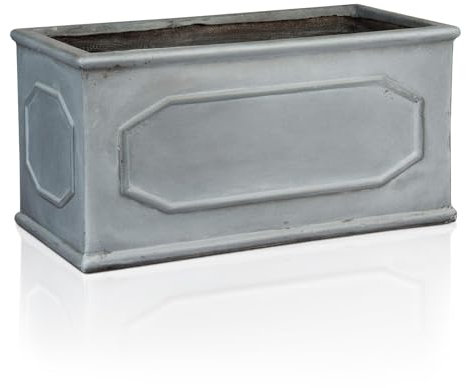 IDEALIST Plant Pots 60cm Window Box Planter, Faux Lead Reinforced Stone 16L