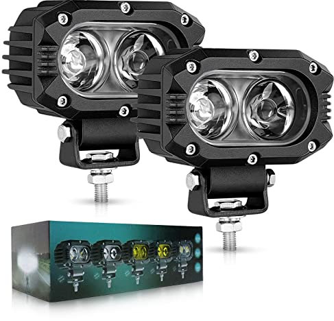 CO LIGHT LED Arbeitsscheinwerfer 48w Led Scheinwerfer 24v Zusatzscheinwerfer auto 4 zoll 2 stück×48W Flutlicht Rückfahrscheinwerfer SUV Offroad Motorräder LKW ATV UTV Trecker Bagger…