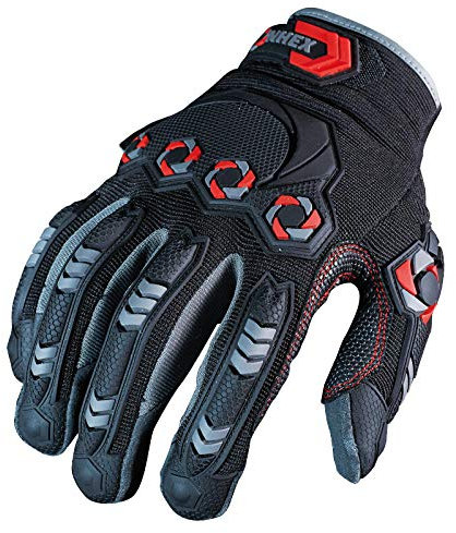 NUOYIYI 1 Paio di Guanti da Lavoro Anti Vibrazione Guanti antivibrazione e Antiurto Meccanica Antiurto Guanti di Sicurezza Traspiranti e Anti-schiacciamento-M