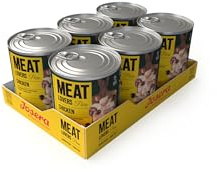 JOSERA Meat Lovers Pure Chicken (6 x 800 g) | Vuxen | Premium våtfoder för vuxna hundar | extra mycket kycklingkött (68%) | monoprotein | kornfritt | Hundfoder våt | 6-pack