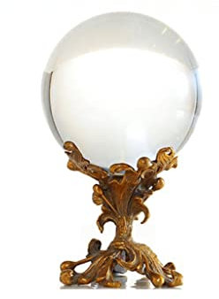 Kristallkugel Dekokugel Kupfer-Kristallkugel transparente Ornamente Büro Wohnzimmer Transferball Ball High-End-Glück-dekorativer Verzierungen Desktop Blickende Weissagung oder Feng Shui ( Color : A )