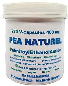 PEA Naturel Palmitoiletanolamida Micronizada 270 Cápsulas 400mg