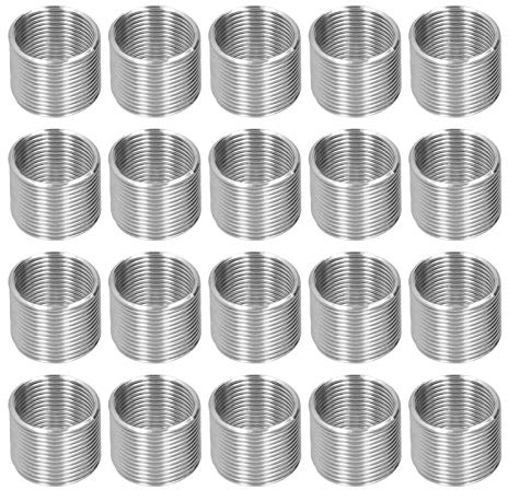 20pcs Inserto per riparazione filettatura, M14 X 1.25 Inserti per filettatura interna in filo di acciaio inossidabile Viti elicoidali a spirale per filo spelato Filettatura spelata Riparazione(1.5D)