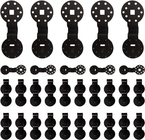 40 Stück Kunststoff Clips für Schutztuch, Clips für Sonnensegel Mit Öse, Schattiernetz Clip für Schattiernetz,Kunststoffclips Sonnensegel Befestigung,Gartenblumenpflanzen Rasenschatten Zaunblende