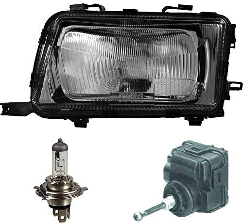 EISENFELS Bundle Set 106525174 erstellt mit Scheinwerfer links + Stellmotor Leuchtmittel H4 kompatibel