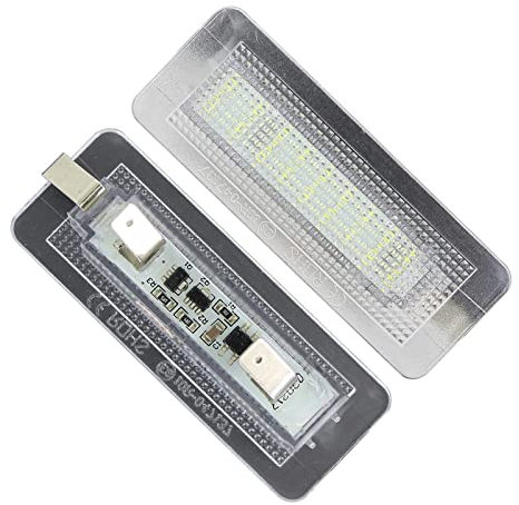 XENITE Heckleuchte Kennzeichen 2Pcs 18SMD Kennzeichenbeleuchtung Für Smart Fortwo Coupe 450 W450 W451 W453 12V
