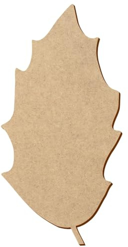 Foglia di agrifoglio MDF V1 – Decorazione fai da te, 5 – 50 cm, confezione da 25 pezzi, altezza (dimensione): 48 cm di altezza