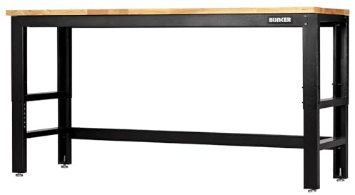 BUNKER 28091 Workbench with Hardwood Worktop, 1829mm