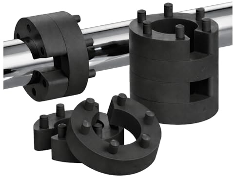 8x XENOHYPE PRO SCHWARZ 25mm Federwegsbegrenzer mit 6-Fach Positionierung Federwegbegrenzer Ø Innen: 25mm / Außen: 50mm