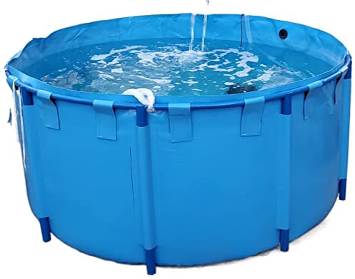 Large 16ft Above Ground Metal Framed Pool with Drain Valve Blue Relax Pool Perfect for Your Backyard Home Outdoor Fun