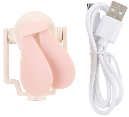 Dilwe Ventilateur USB de Type C pour les Appareils, Universal Portable 3 Speed ​​Mini Ventilateur avec 1/4 Accessoires de Port Vis pour la Randonnée de Camping en Plein Air