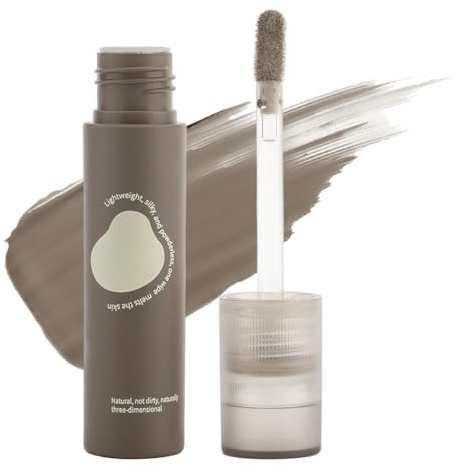 Erinde Correcteur Fluide Natural Brown, Fini Mat Naturel, Améliorer l'effet de contour, Texture légère et facile à appliquer, Peut couvrir les imperfections #02 Natural Brown