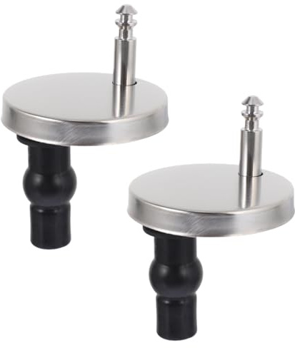 DIYEAH Tornillos de fijación para asiento de inodoro universal pernos de bisagra para tapa de inodoro resistente al desgaste fácil de instalar accesorios para repuesto asiento de inodoro