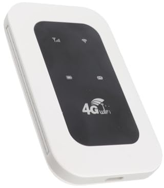 Tragbarer WiFi -Hotspot für Reisen, 4G 5G WiFi Hotspot 300 Mbit/S Plug and Play Support 10 Geräte Travel Mobile Hotspot mit SIM -Kartensteckplatz für Campervan -Wohnmobile
