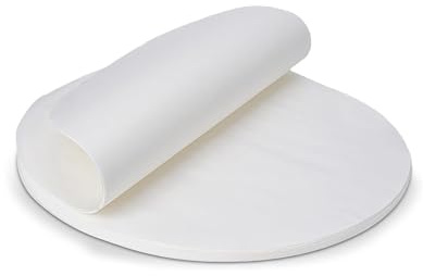 100 hojas de papel de horno redondo de 30 cm, papel antiadherente resistente al calor, para horno de pizza, freidora de aire, moldes para pasteles y sartenes