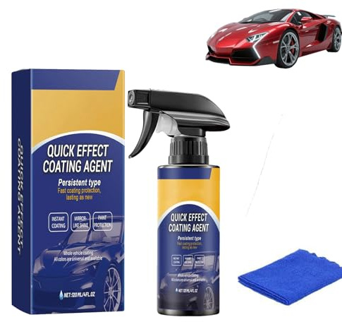 Advanced Car Quick Effect Coating Agent Spray 3 en 1 de alta protección para coche, spray de revestimiento de coche, pintura de coche, protección y blanqueamiento combinados (1 unidad)